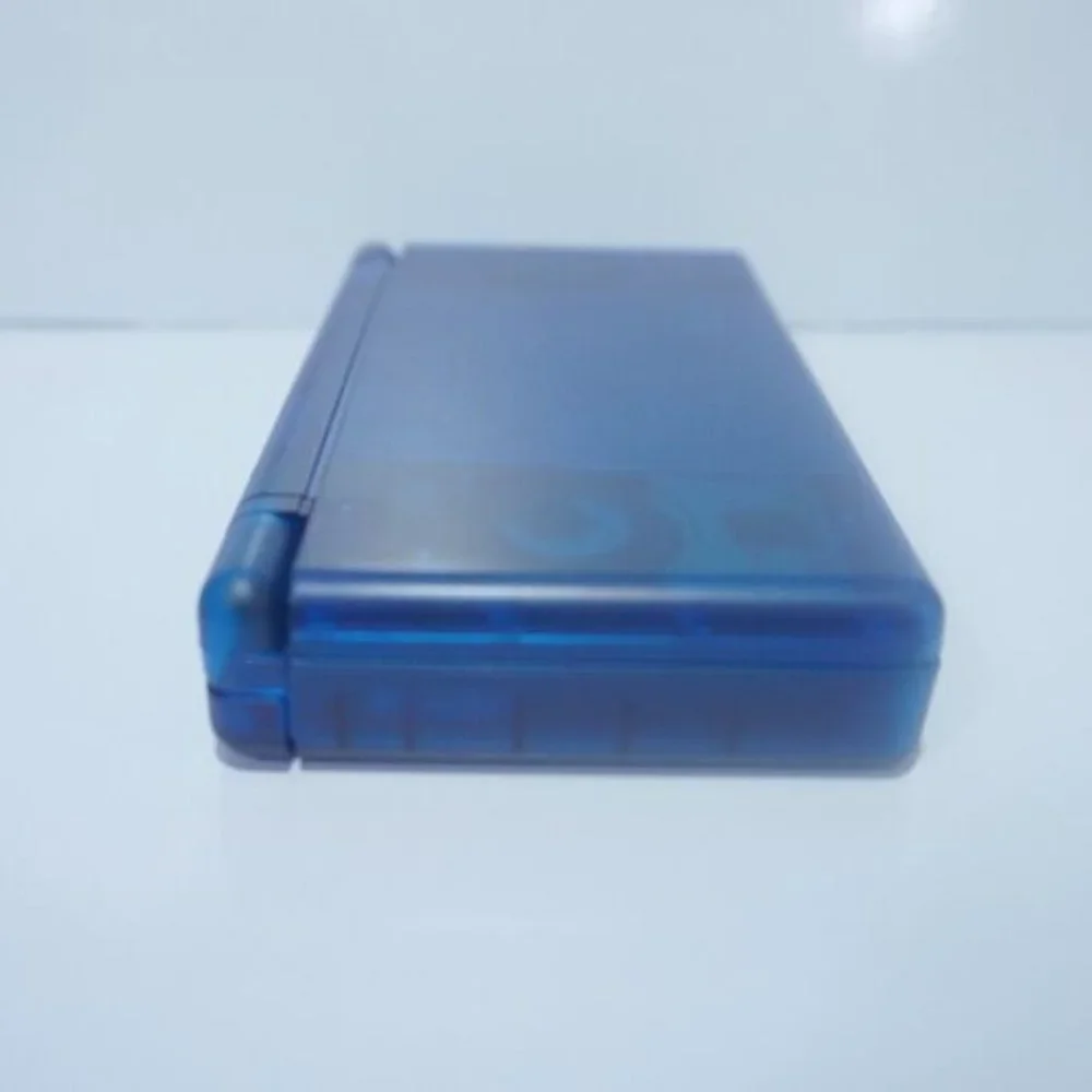 Nintendo DS Lite Transparent Clear Deep Ocean Blue Handheld System with Charger